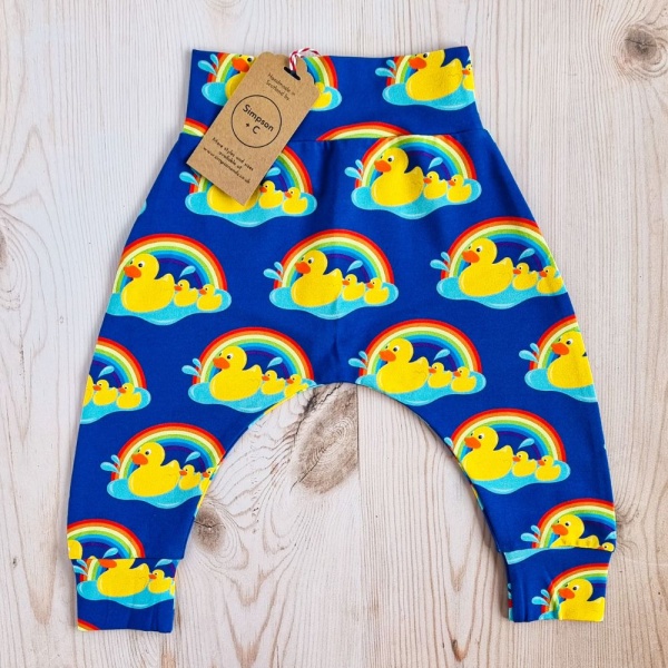 Rainbow Duckies - Hippy Pants by Simpson + C